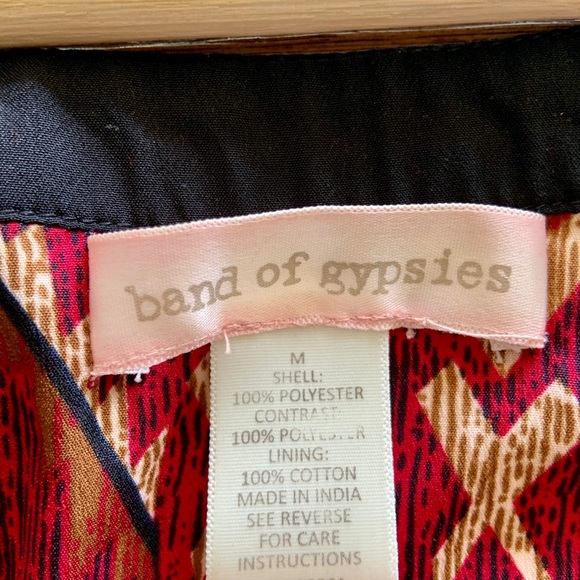 Band of Gypsies Print Dress with Pockets, Medium - Picture 3 of 5